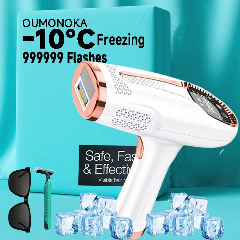 999999 Flashes IPL Laser Epilator for Women Home Use Devices Hair Removal Painless Electric Epilator Bikini