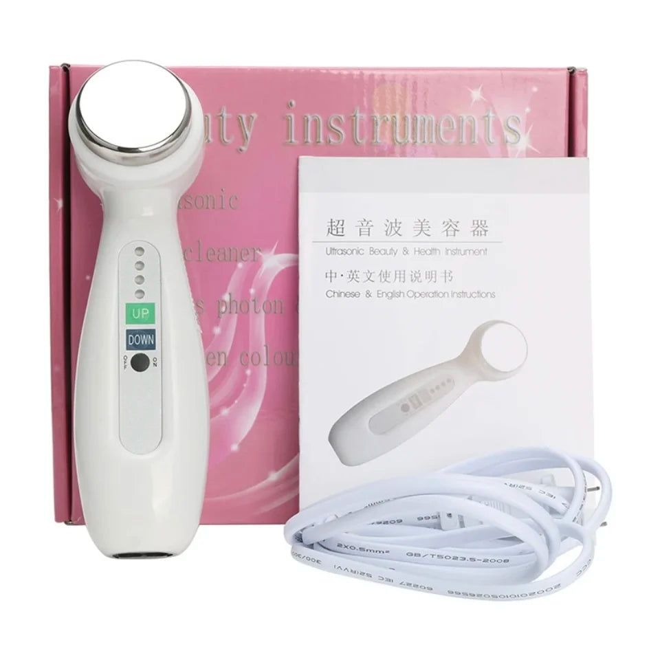 1Mhz Cavitation Ultrasonic Facial Cleaner Body Slimming Spa Skin Tightening Lifting Anti-Acne Wrinkle Removal Massager Beauty