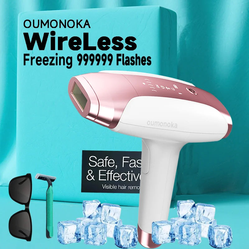 999999 Flashes IPL Laser Epilator for Women Home Use Devices Hair Removal Painless Electric Epilator Bikini