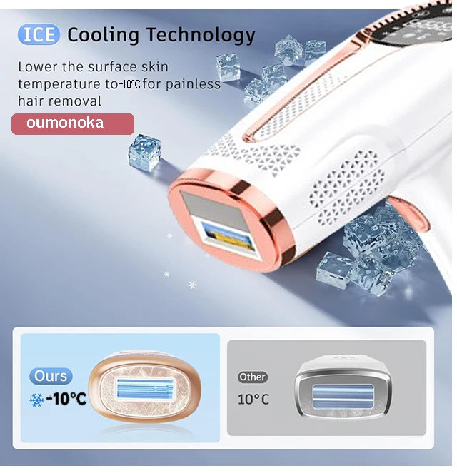 999999 Flashes IPL Laser Epilator for Women Home Use Devices Hair Removal Painless Electric Epilator Bikini