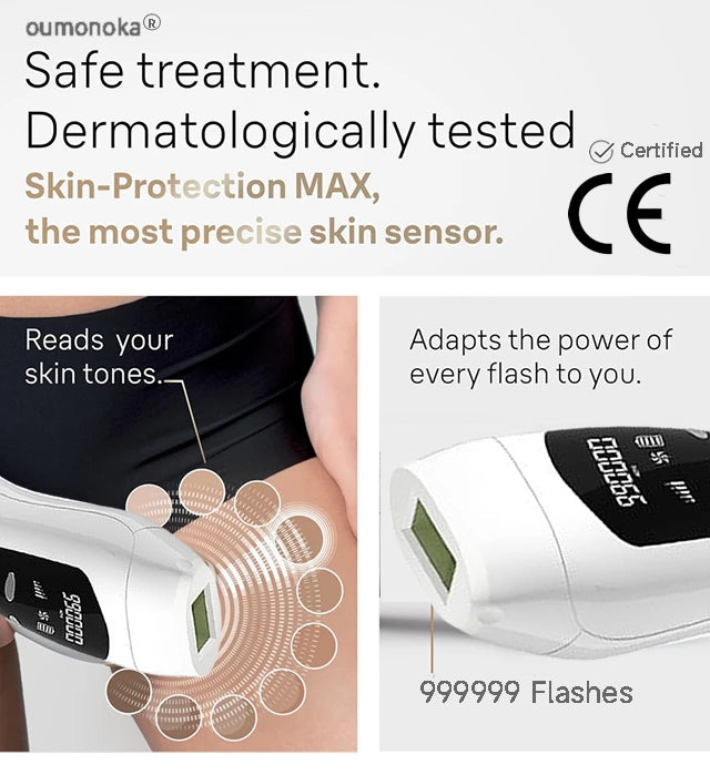 999999 Flashes IPL Laser Epilator for Women Home Use Devices Hair Removal Painless Electric Epilator Bikini