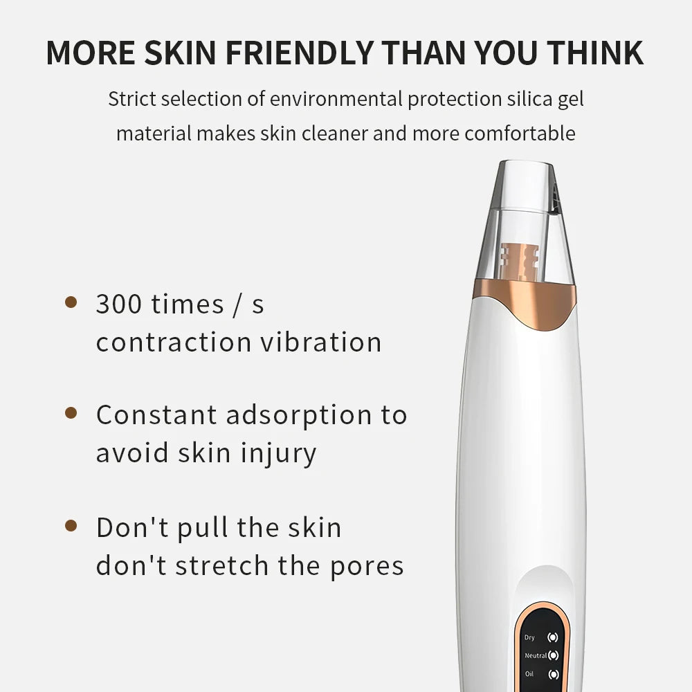 Electric Blackhead Remover Vacuum Cleaner Black Spots Removal Facial Deep Cleansing Pore Cleaner Machine Face Skin Care Tools
