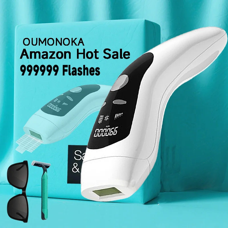 999999 Flashes IPL Laser Epilator for Women Home Use Devices Hair Removal Painless Electric Epilator Bikini