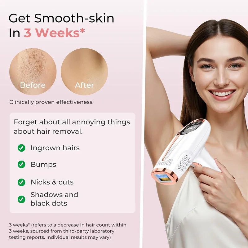 999999 Flashes IPL Laser Epilator for Women Home Use Devices Hair Removal Painless Electric Epilator Bikini